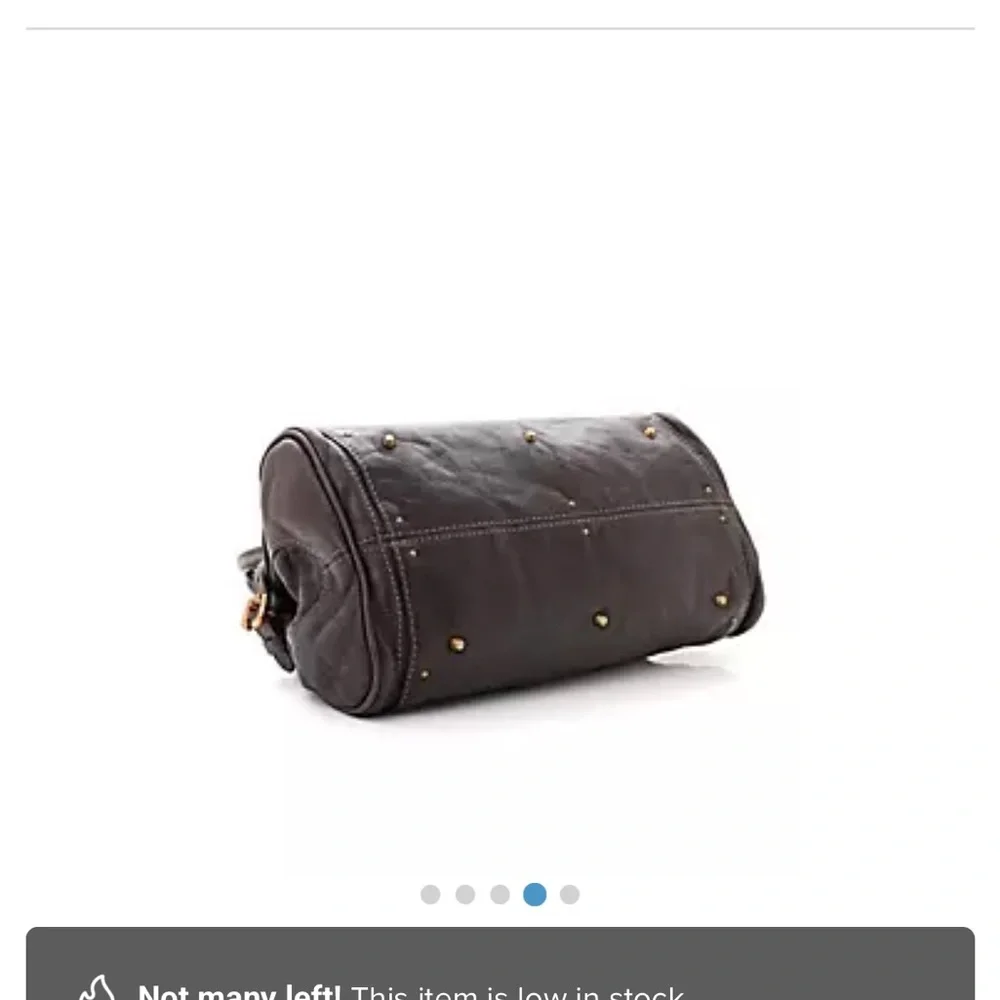 Chloe Paddington Hand Bag Leather Black Gold Authentic - pre owned - Picture 6 of 17